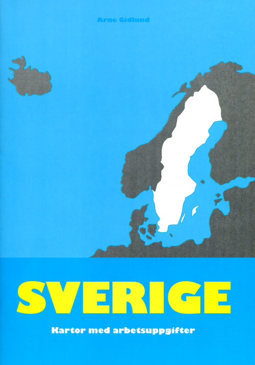 Sverige - kartor med arbetsuppgifter